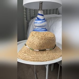 NWT, woven beach hat